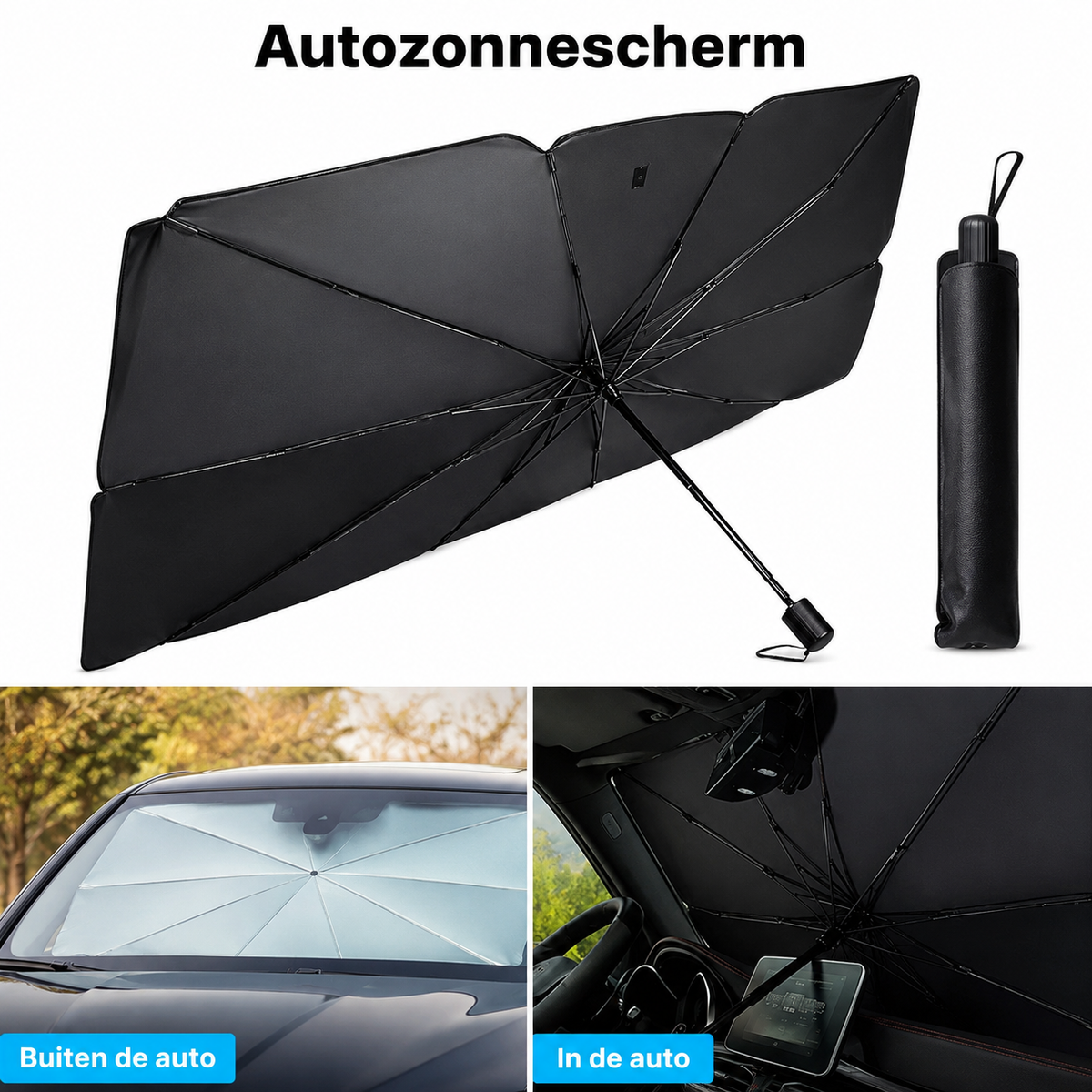 Zonbrella™ – Auto Zonnescherm