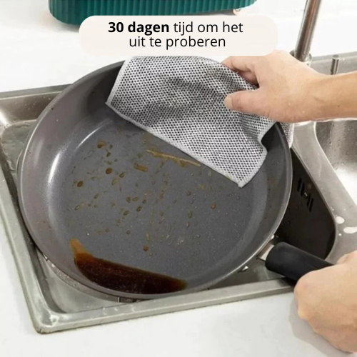 SteelWipe™ | Sterk en krasvrij voor elke schoonmaak!