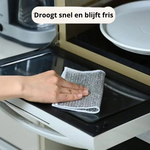 SteelWipe™ | Sterk en krasvrij voor elke schoonmaak!