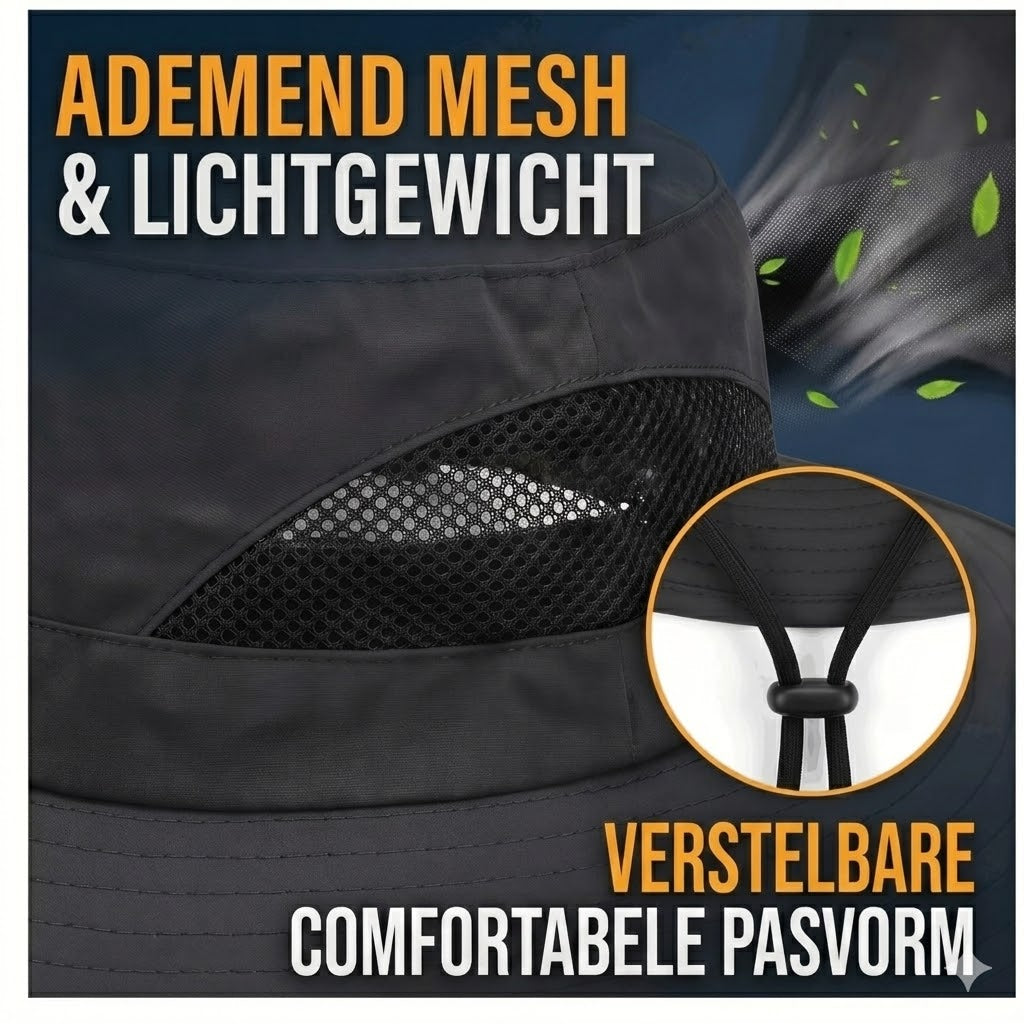 VENT® - Ventilator Hoed/Pet op Zonne-energie