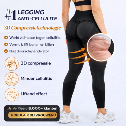 Lift-effect en Anti-Cellulite 3D Legging