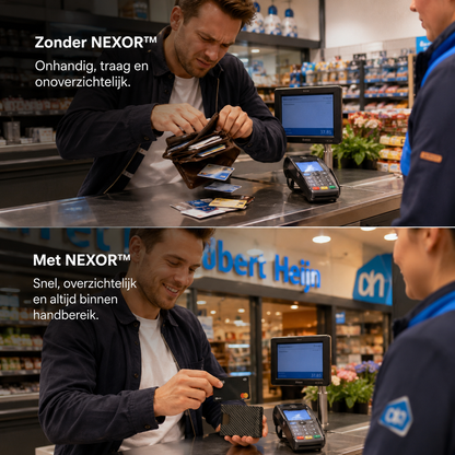 NEXOR™ - Slimme & Veilige Portemonnee 3.0