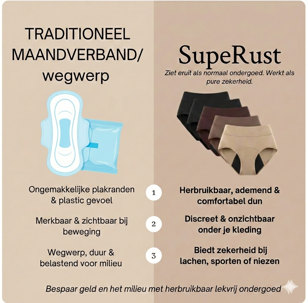 SupeRust's - 100% Lekvrij ondergoed