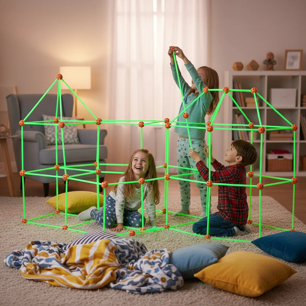 GlowFort Set - Bouw Je Eigen Lichtgevend Fort!