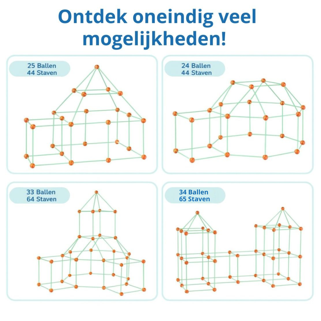 GlowFort Set - Bouw Je Eigen Lichtgevend Fort!