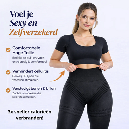 Lift-effect en Anti-Cellulite 3D Legging