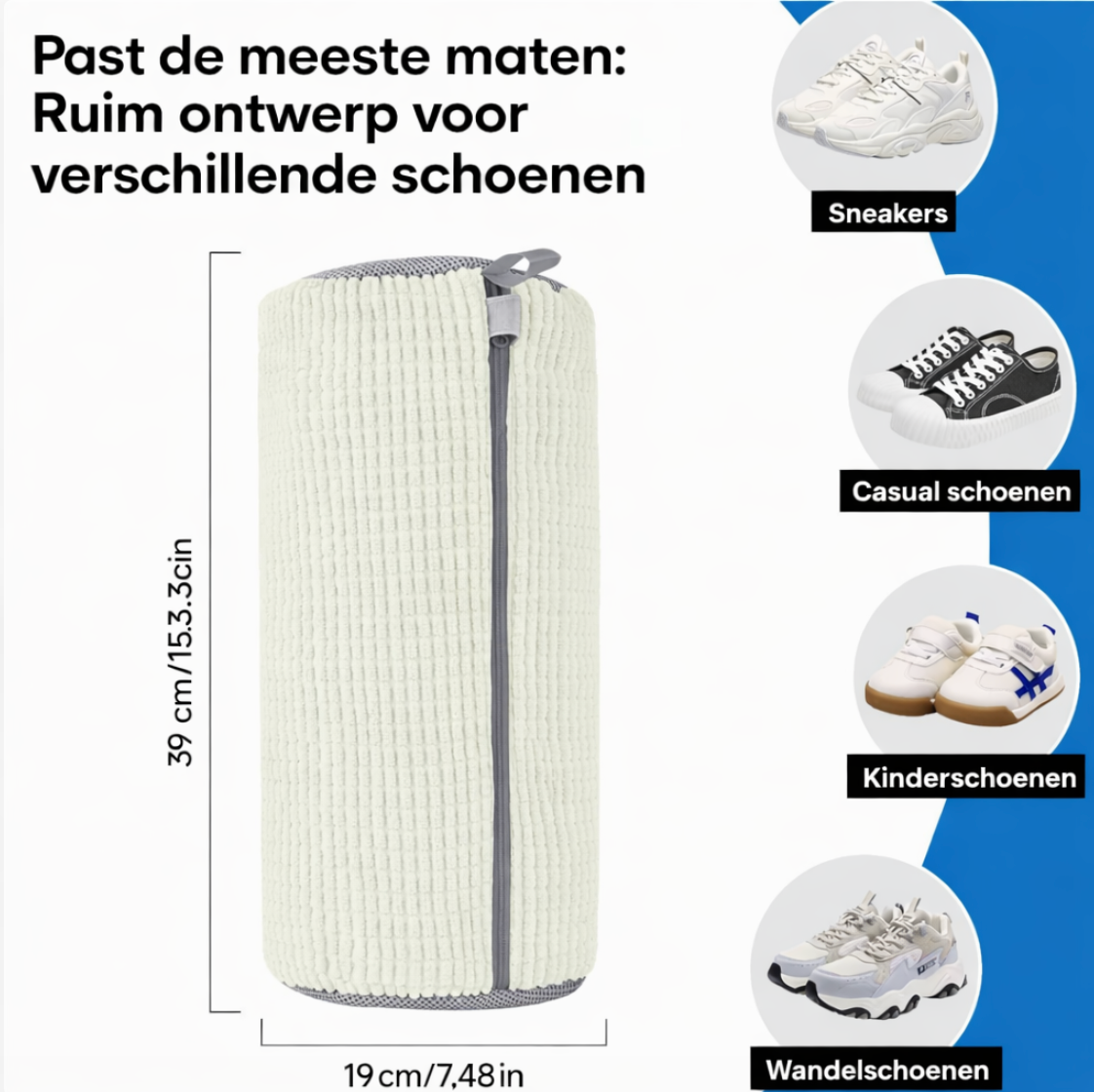 CleanStep® Schoen Washoes - Was veilig je schoenen + 10 Wasvellen