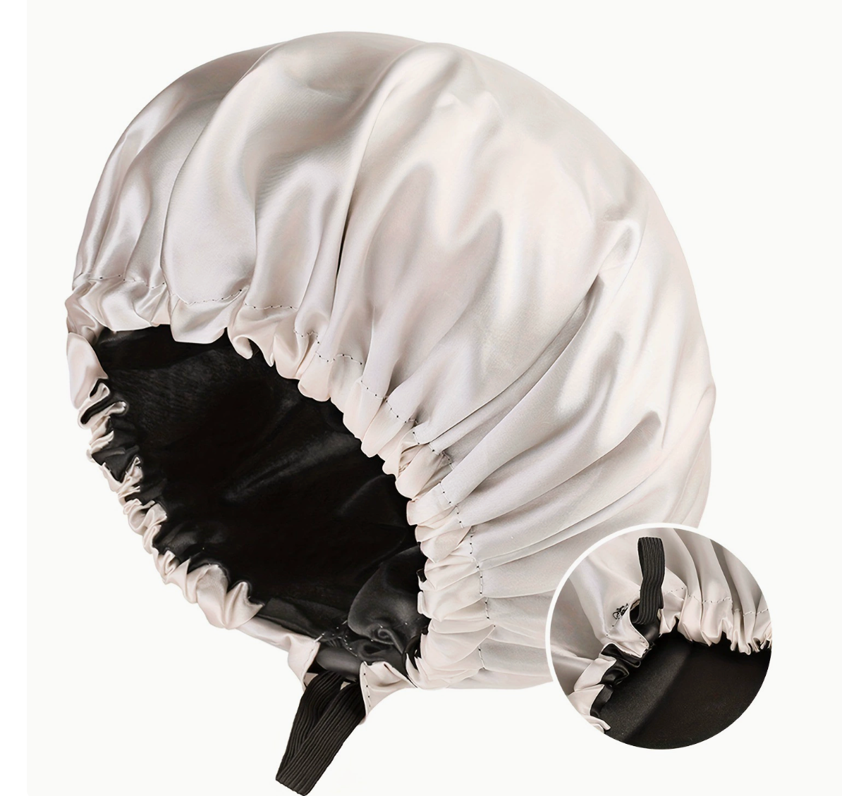 Satijnen Bonnet - Anti-Pluis en Anti-Haarbreuk
