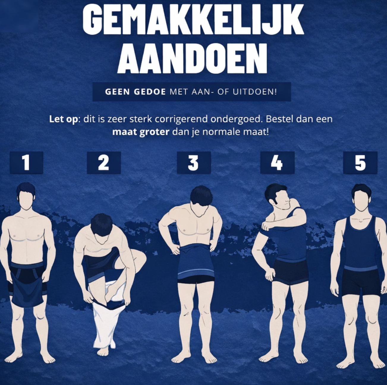 CorFit™ - Afslank hemd -Sterk corrigerend - heren