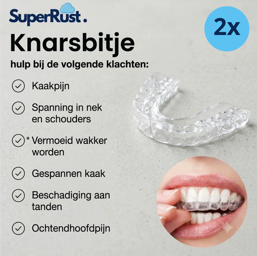 Knarsbitje- Vervormbaar (2 stuks)