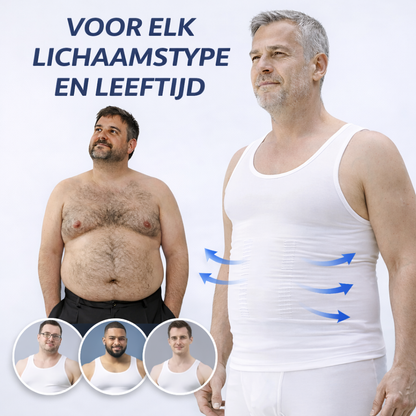 CorFit™ - Afslank hemd -Sterk corrigerend - heren