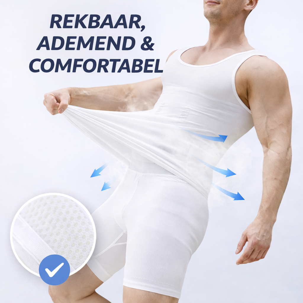 CorFit™ - Afslank hemd -Sterk corrigerend - heren